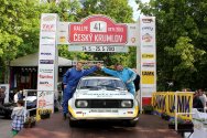 Rallye Český Krumlov: Cílová rampa se Škodou 160 MTX